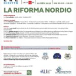 Webinar gratuito “La riforma Nordio” 20 gennaio 2025 ore 15-18